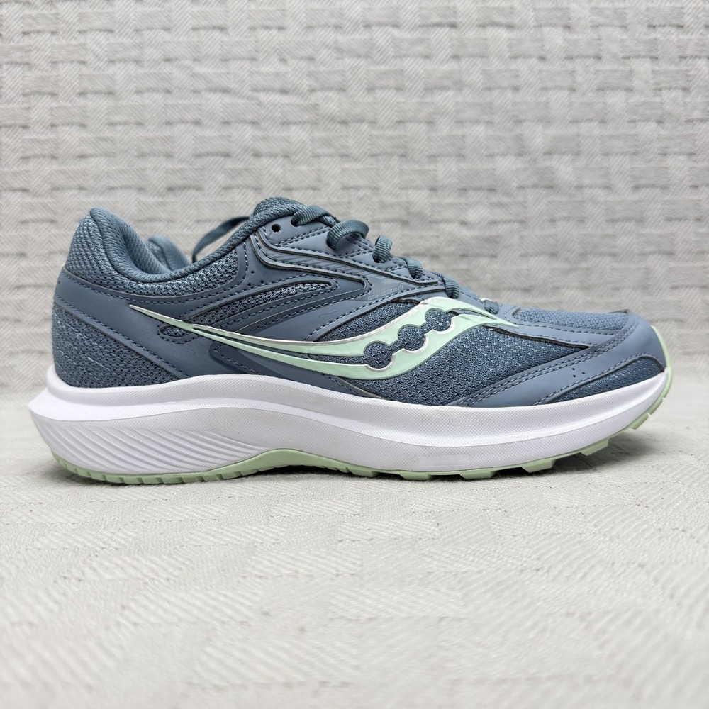 Saucony Women's Cohesion 17 Running Shoes Size 8.5 Mirage/Jade Blue‎